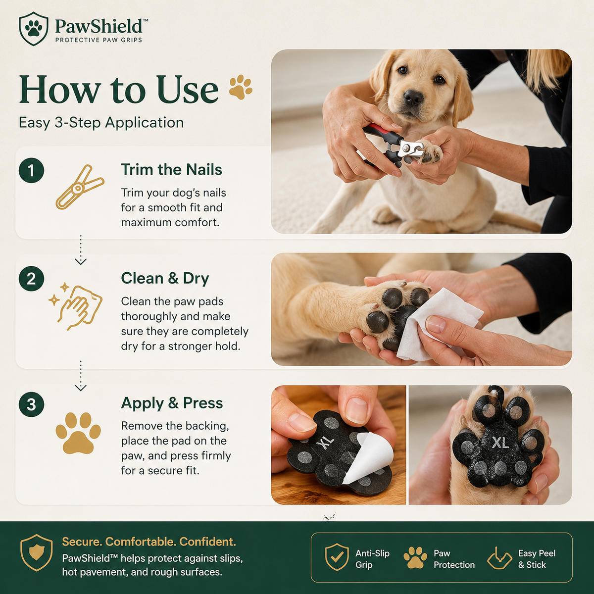 PawShield™ Protective Paw Grips