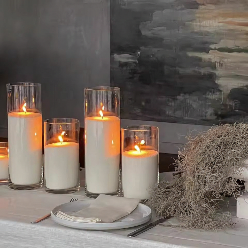 GlowFill Designer Candle Sand
