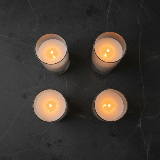 GlowFill Designer Candle Sand – Plant-Based Refillable Wax for Any Container | Clean-Burning, Self-Extinguishing Wicks