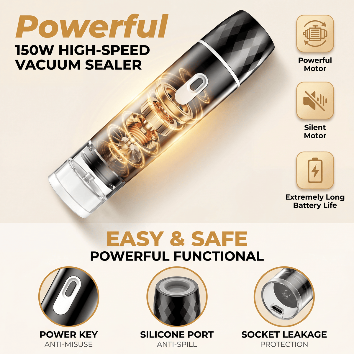 Sealix Pro™ Portable Vacuum Sealing System